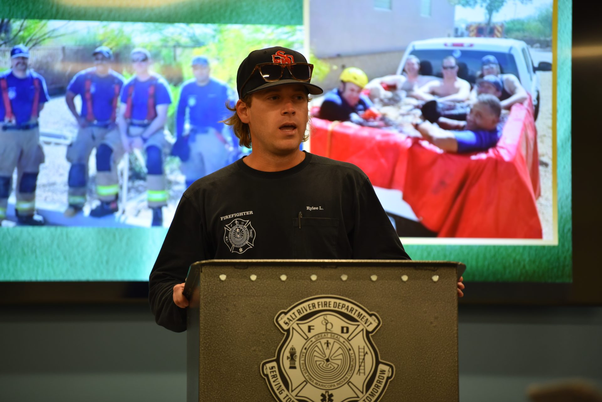 Salt River Firefighter Oscar Merritt Retires