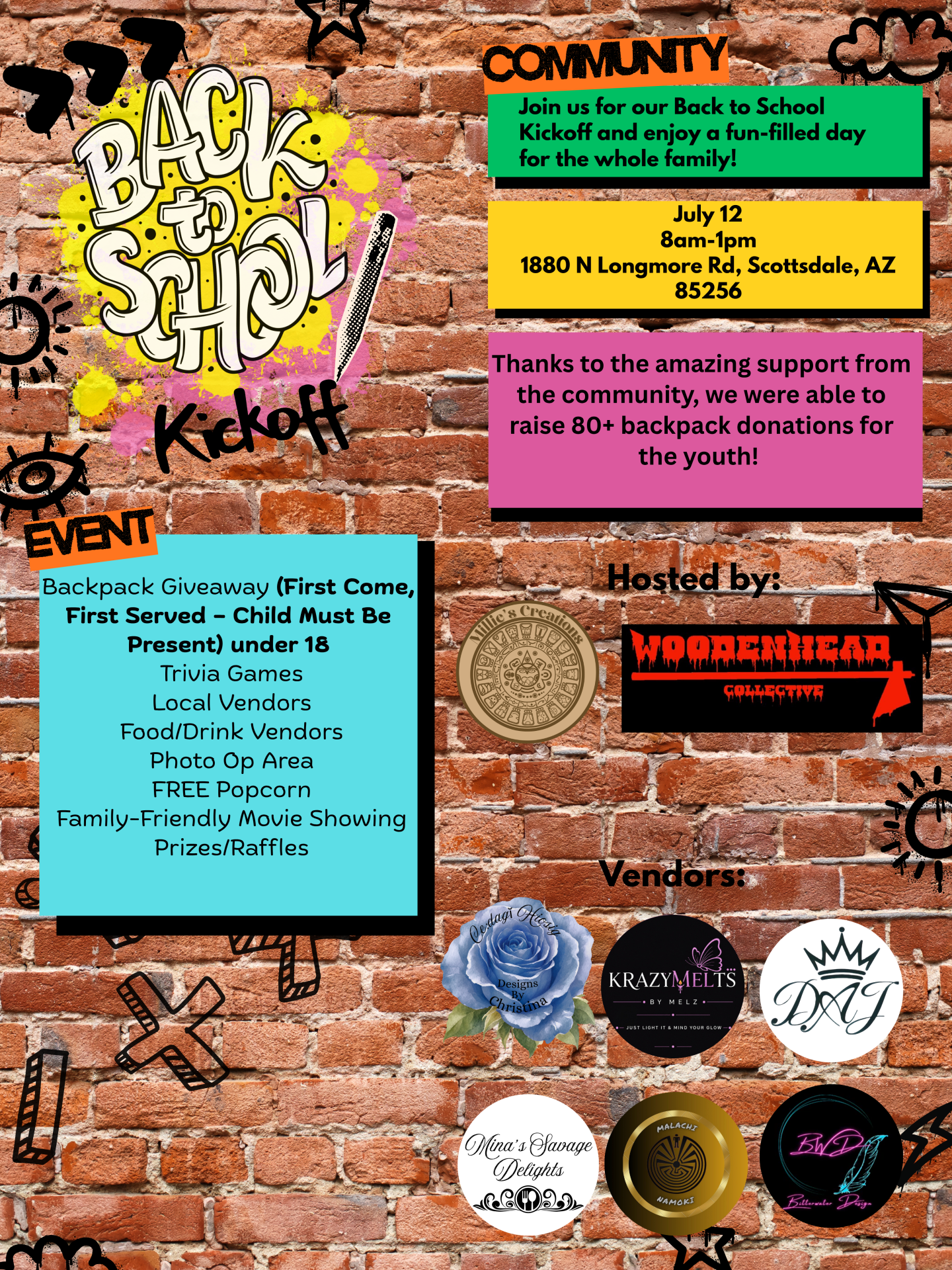 Family and Friends Fill Need for School Supplies Family and Friends Fill Need for School Supplies