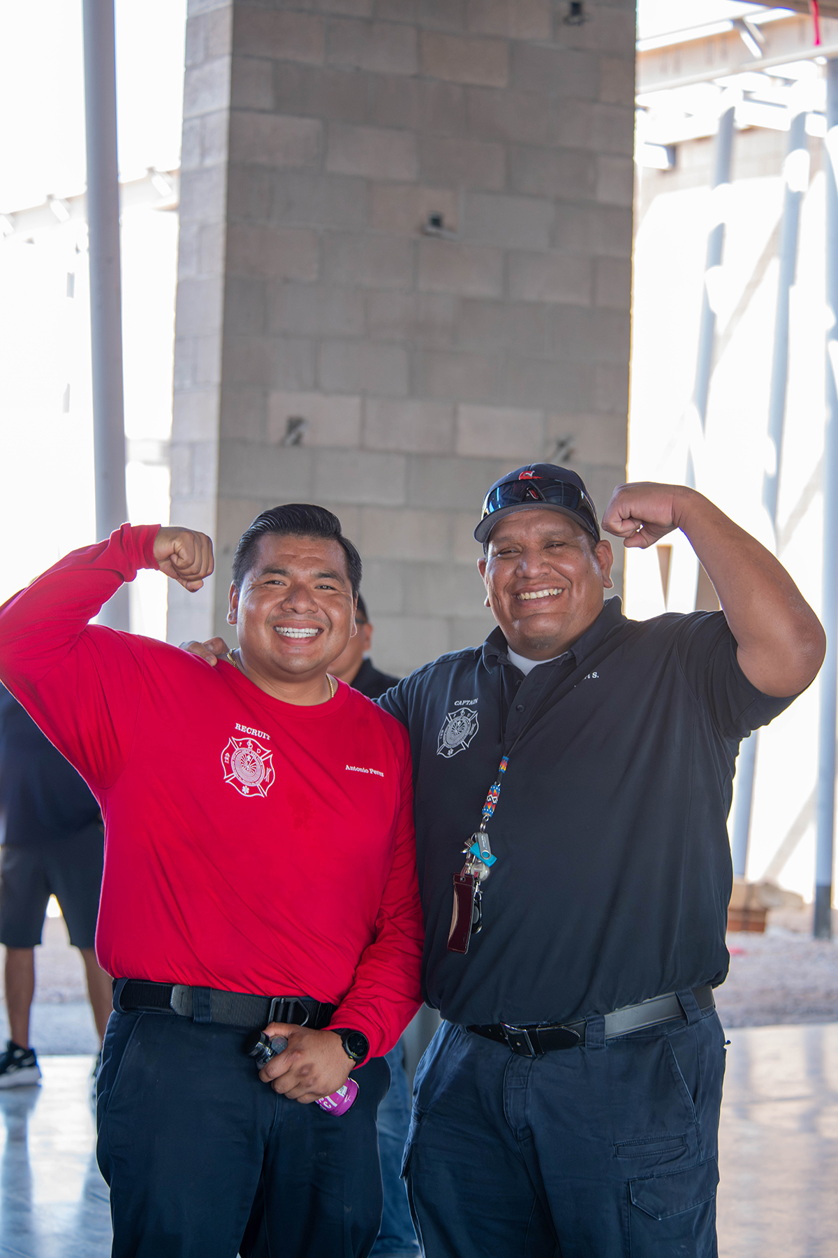 Fire Department Marks Topping-Out Ceremony