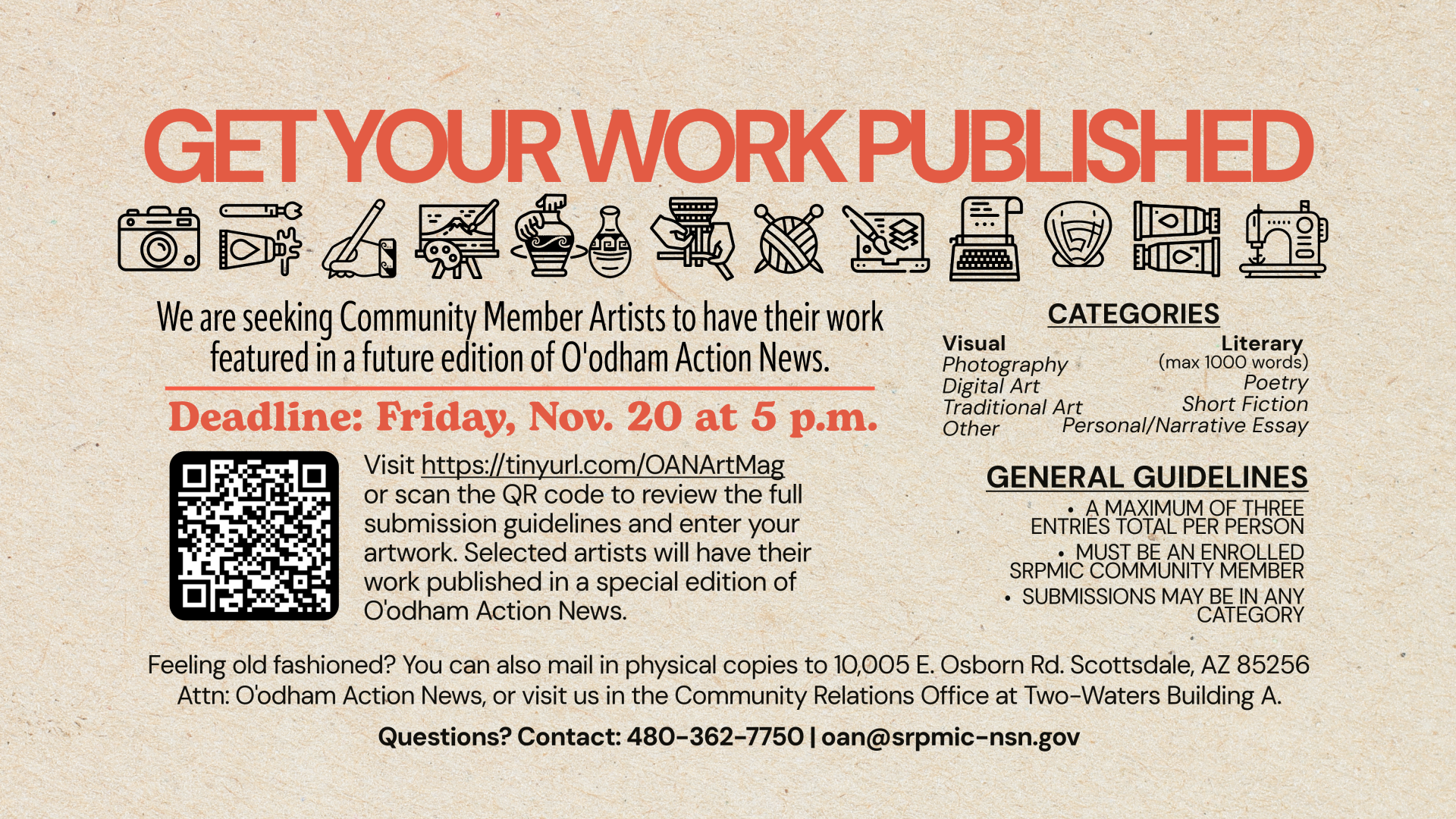 O’odham Action News Seeks Submissions for Art-Focused Special Edition